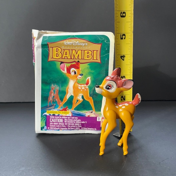 Collectible McDonalds Toy Walt Disney Bambi Child Kids Toy Cartoon Figurine 1996 - Picture 3 of 8
